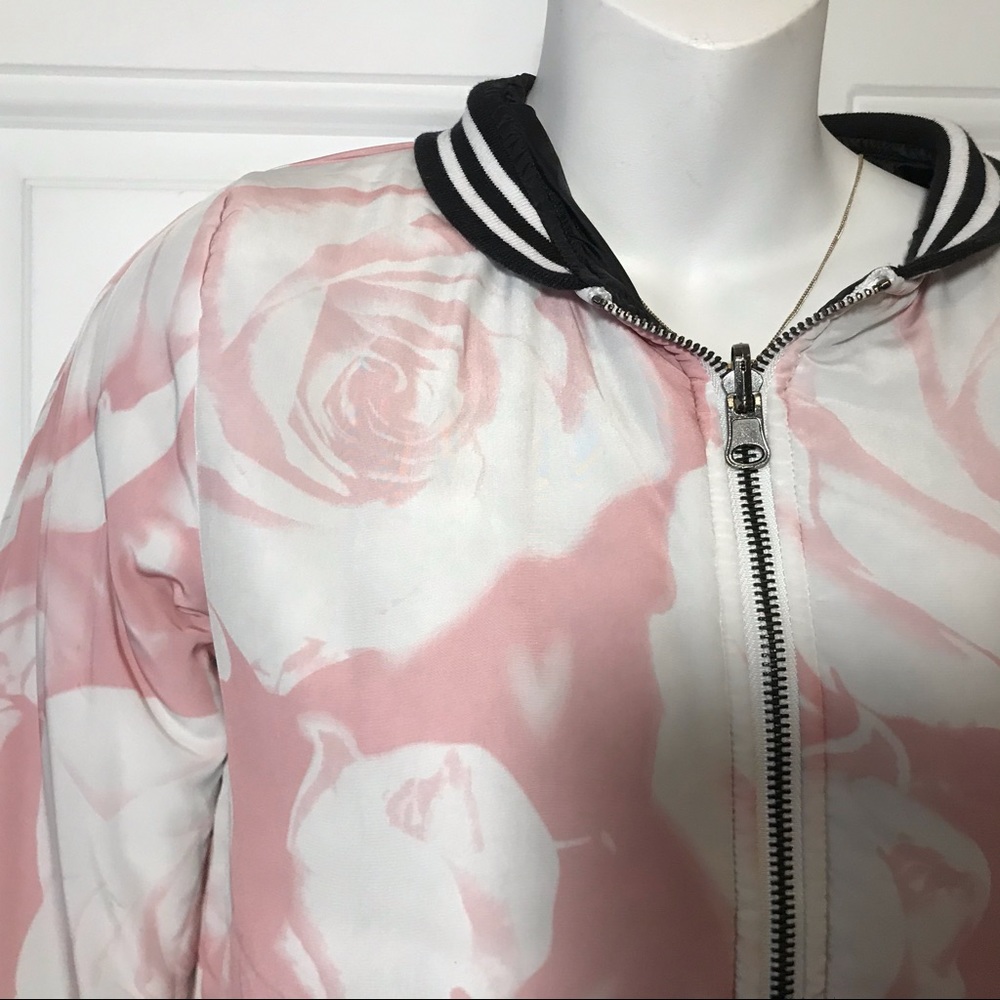 Girls 9/10 reversible bomber jacket - Picture 2 of 6